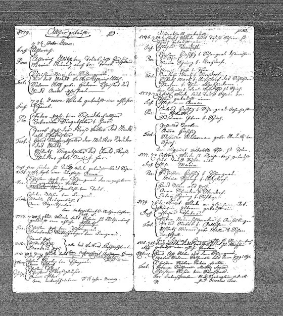 "Ausserhalb getauft": Peter , bapt. Reichenbach 6 Aug 1779, same parents as Maria (bapt. Reichenbach 23 Oct 1777): Christen Hirschig of Schangnau and Maria…