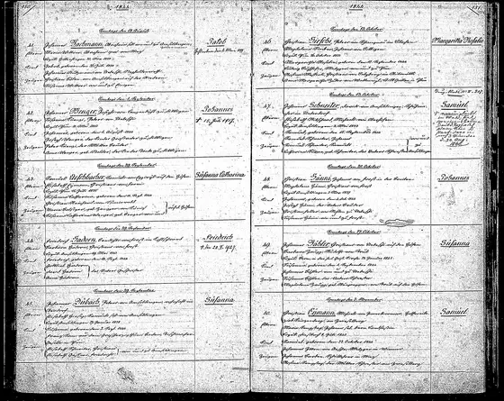 Baptism no. 46 of 1844, Amsoldingen: Margaritha Rosalia , born 18 Sep 1844, baptised Sunday 13 Oct 1844; same parents