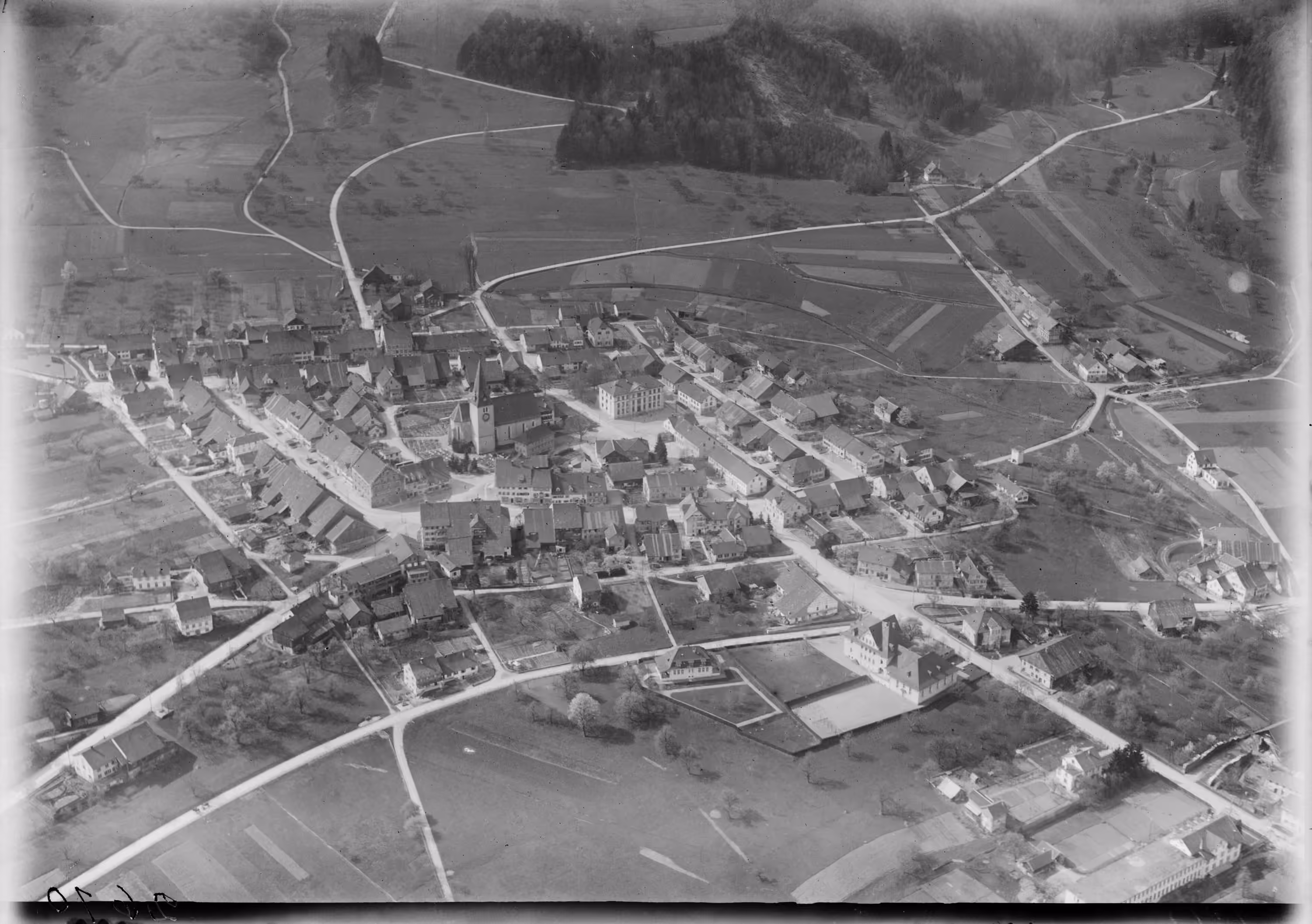 Elgg from the air, 1920